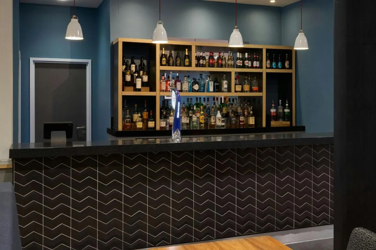 Bar area with a selection of drinks at Four Points Flex by Sheraton Newcastle